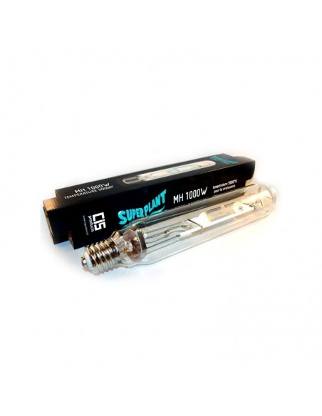 Ampoule Super MH 1000W Superplant , 5000K , douille E40, spécial croissance