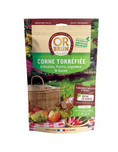 Engrais Corne torréfiée 1.5Kg - Or Brun