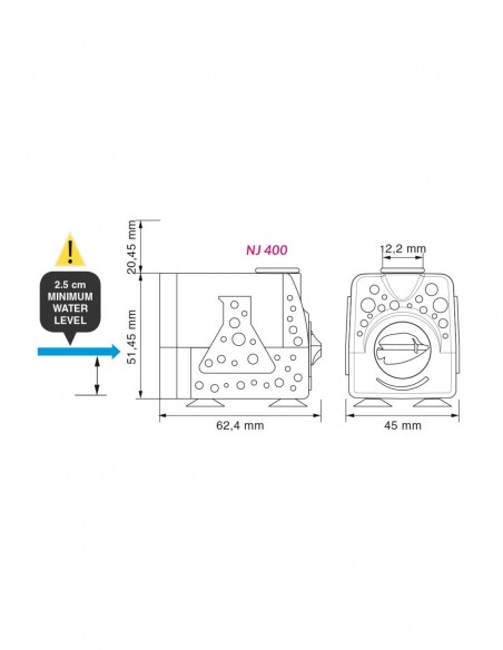 Pompe New-Jet 400 litres/heure - Aquarium Systems