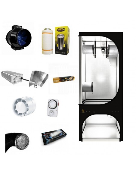 Pack DarkRoom Twin 2.5 (90 x 90 x 220 cm) - 400W / 110W