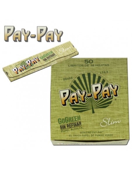 Pay-Pay Go Green 1 1/4 | Feuille à Rouler Ecologique x25