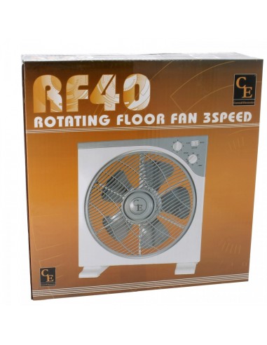 Ventilateur plat Box Fan RF40 - Ø30CM 45W - Cornwall Electronics