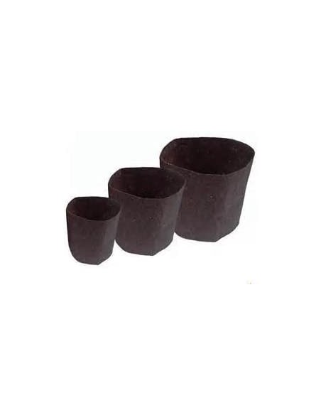 POT GÉOTEXTILE MARRON 8L