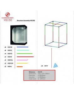 HYDRO SHOOT 150 - 150X150X200 2