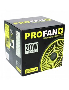 Ventilateur oscillant à pince 2 vitesses - 20W - GARDEN Highpro 2