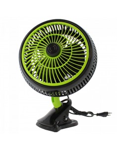 Ventilateur oscillant à pince 2 vitesses - 20W - GARDEN Highpro