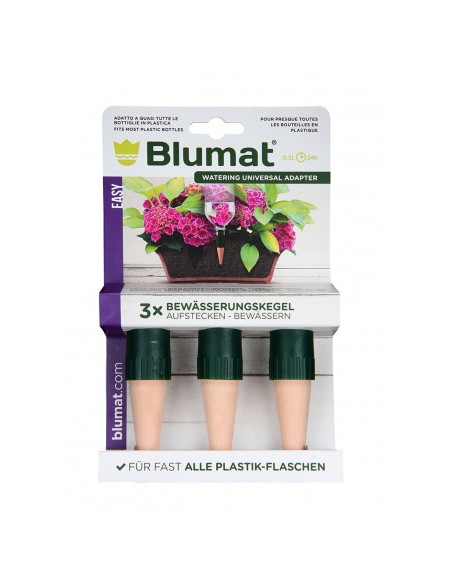 Blumat Easy Adaptateur bouteille 3 Pcs
