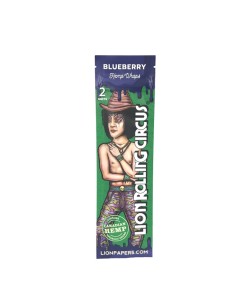 Blunt Hemp Wrap Lion Rolling Circus - Blueberry (2 feuilles) - Les Jardins Suspendus