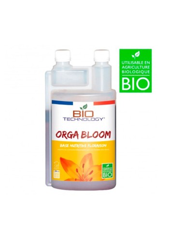 ORGA BLOOM - Engrais NPK Biologique Floraison Terre/Coco - Bio Technology - Les Jardins Suspendus
