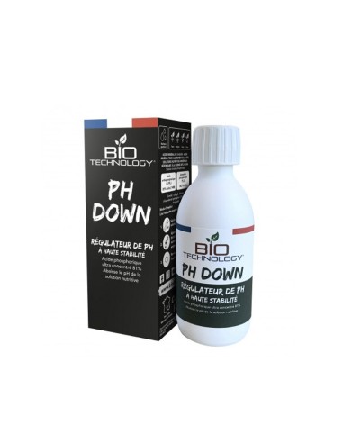 PH DOWN - Régulateur de pH à haute stabilité - Bio Technology - Les Jardins Suspendus