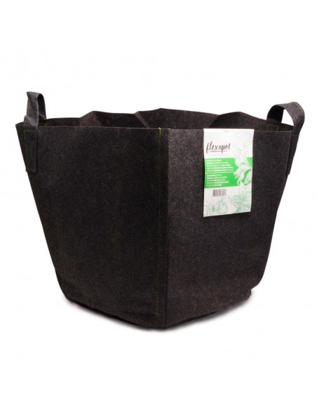 Sac de Culture Géotextile Flexapot Gris 75.7L