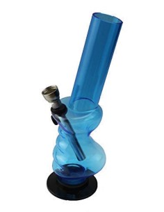 bong Acrylic  bleu 20cm