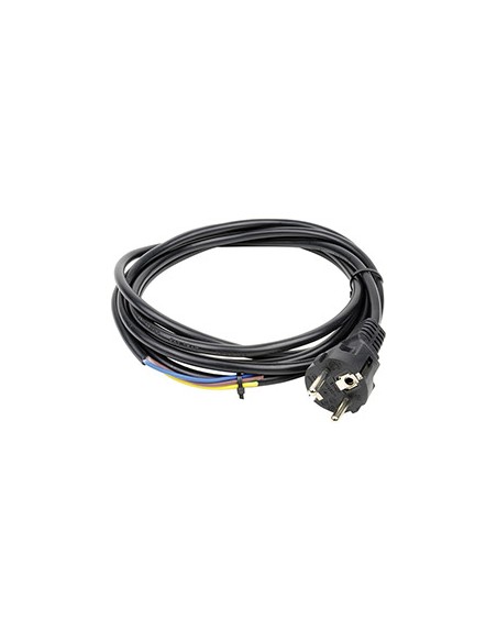 Cable + prise noir 3x1.5mm2 /m